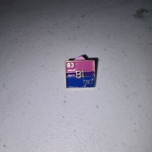 Pink and Blue Enamel Pin
